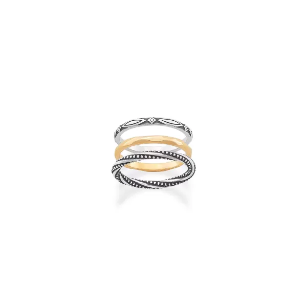 James Avery Artisan Jewelry Rings-Connected Circles Ring Set
