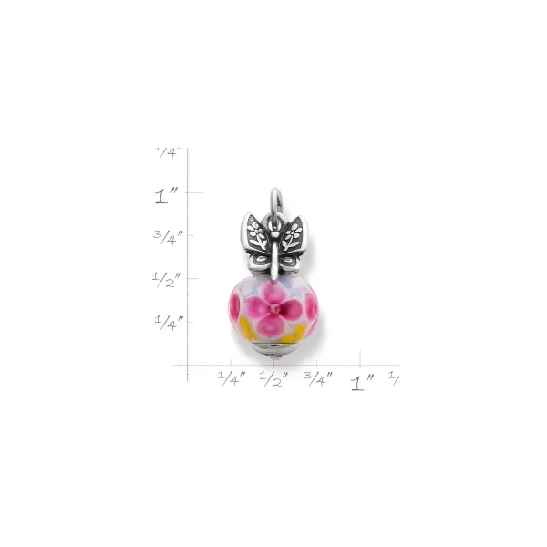 James Avery Artisan Jewelry Charms-Mariposa Art Glass Charm