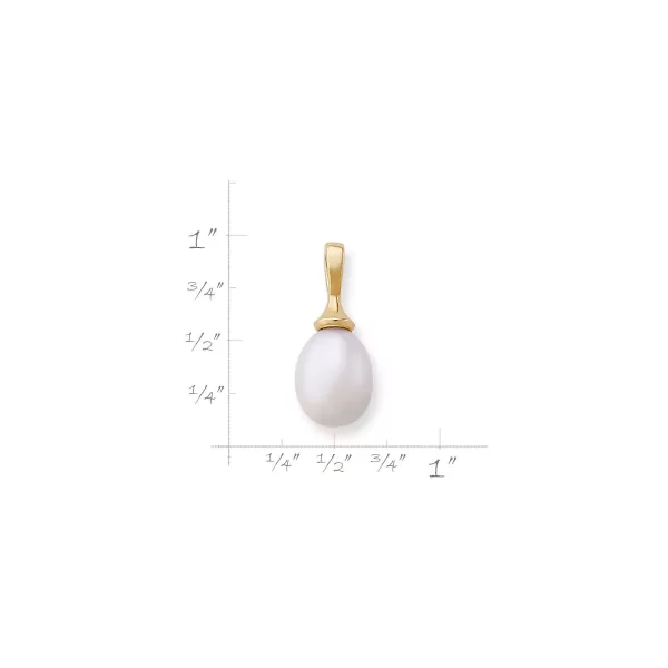 James Avery Artisan Jewelry Pendants-Teardrop Cultured Pearl Pendant