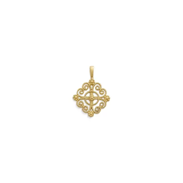James Avery Artisan Jewelry Pendants-Twisted Wire Lacy Cross Pendant